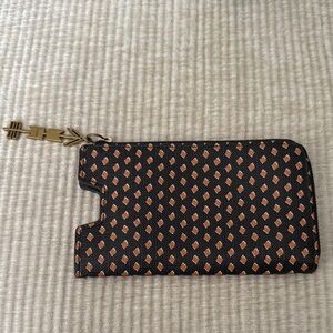 Fossil Black and Orange Patterned Phone Case